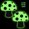 Glow in the Dark Green Mushroom Pasties