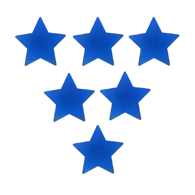 Electric Metallic Blue Star Glitz Nips Starlets