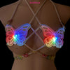 Light Up Butterfly Festival Bra