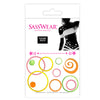 Spiral/Circles Glow-in-the-Dark Body Stickers-Mini - Sasswear