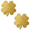 Sasswear gold glitter clover pasties