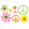 Daisy/Hippy Glow-in-Dark Body Stickers-Mini - Sasswear