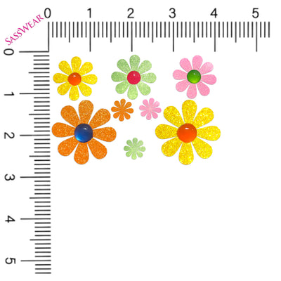 Daisy Glow-in-Dark Body Stickers-Mini - Sasswear