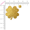 Sasswear gold glitter clover pasties