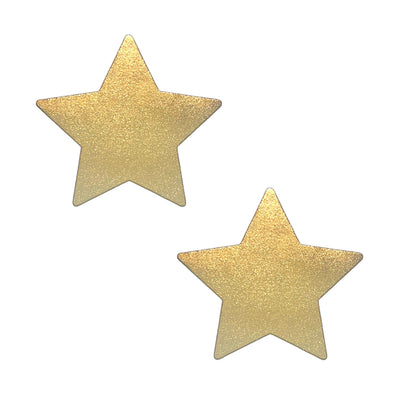 Gold Member Metallic Star Glitz Nips Pasties