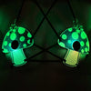 Light Up Green Mushroom Festival Bra