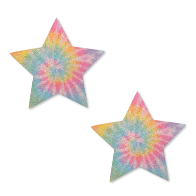 Tie Dye Twinkle Glitz Nips Pasties