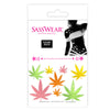 Weed Glow-in-the-Dark Body Stickers-Mini - Sasswear