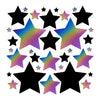 rainbow reflective star ensemble pasties