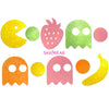 Pacman Glow-in-the-Dark Body Stickers-Mini - Sasswear