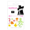 Under the Sea Neon Glow Body Stickers-Mini