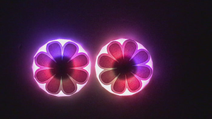 LED Nipple Pasties-Daisy Clickers by Sasswear