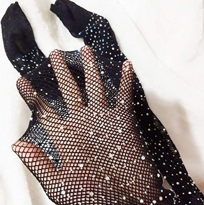 Bling Rhinestone Fishnets Sasswear